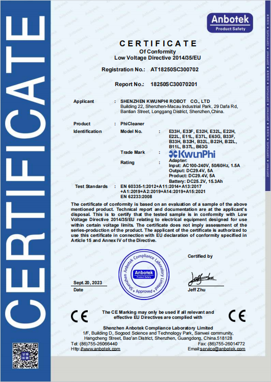 Lvd certification